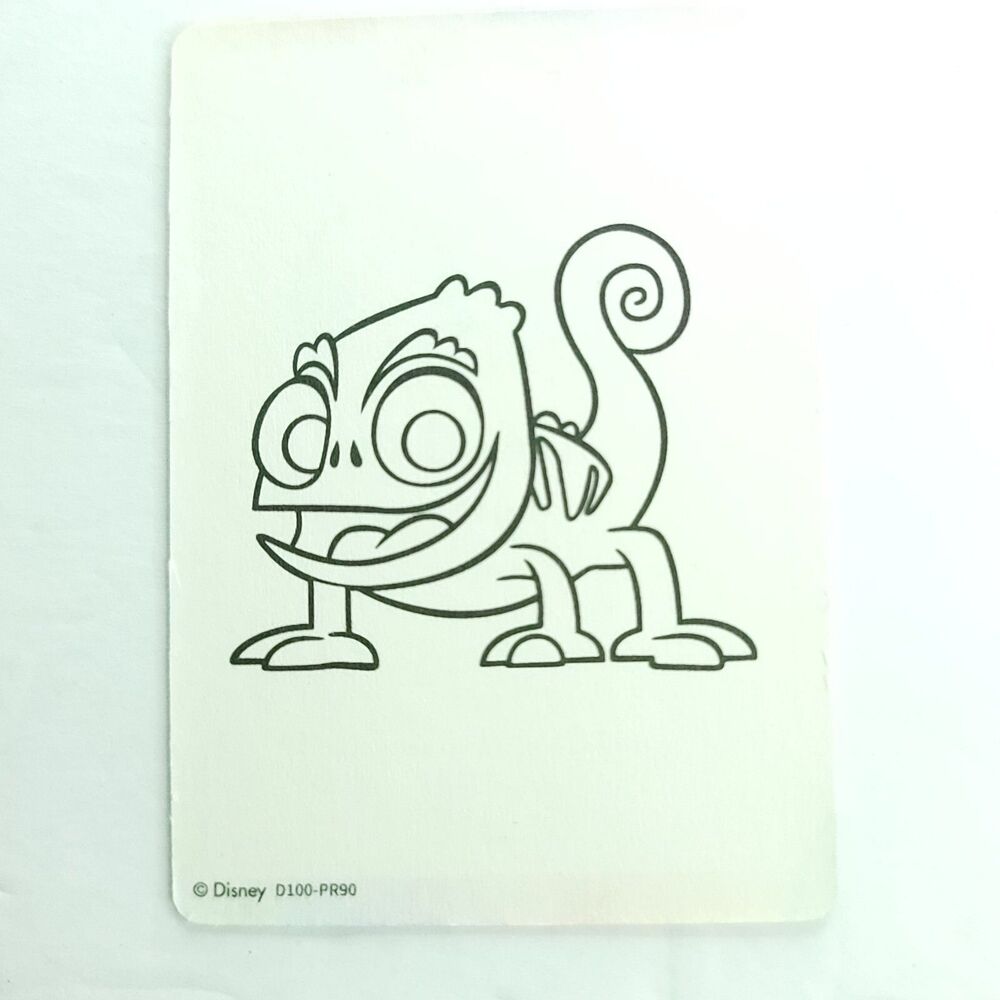 Pascal Tangled 2023 Card Fun 1/1 Disney 100 Carnival  Paper Sketch D100-PR90